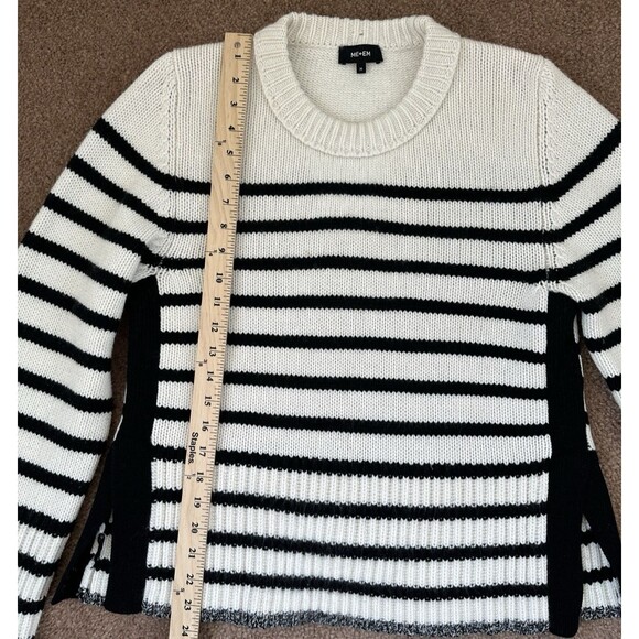 ME+EM MERINO CASHMERE BRETON STRIPE SWEATER SIZE MEDIUM RARE - Picture 5 of 15
